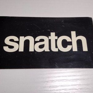 SNATCH Movie Promo Sticker 5.5 in x 3 in
